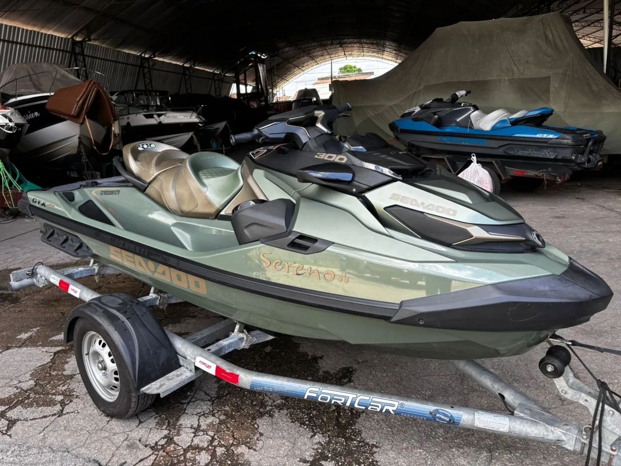 JET SEADOO GTX 300 LIMITED 2022 COM APENAS 44HORAS ÚNICO DONO COM CARRETINHA RODOVIÁRIA  - Foto 2