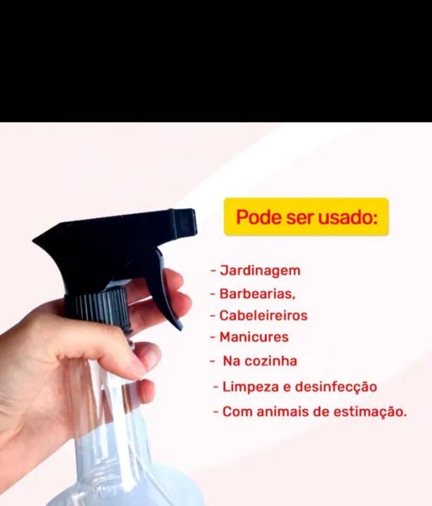 Pulverizador spray pet transparente  - Foto 2