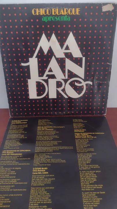 LP Chico Buarque - Malandro  - Foto 3