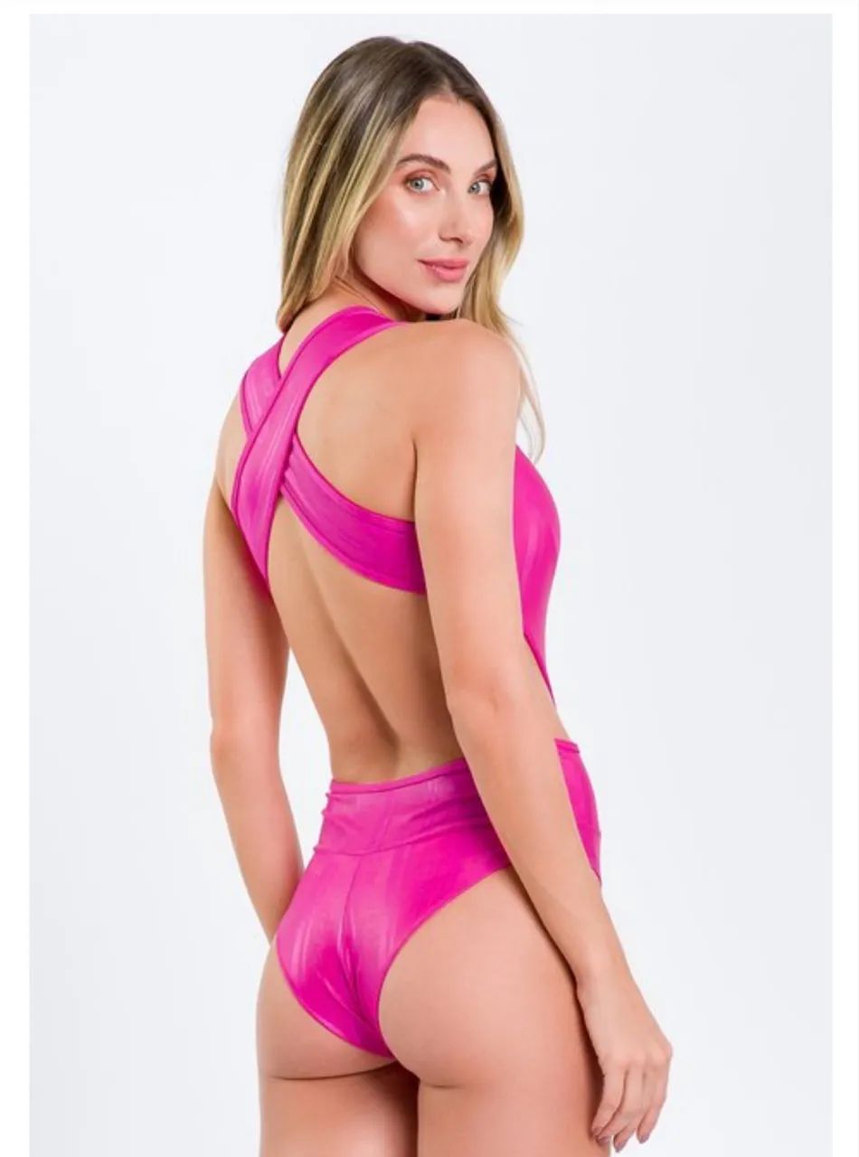 Body fitness rosa da marca ccm - Foto 5