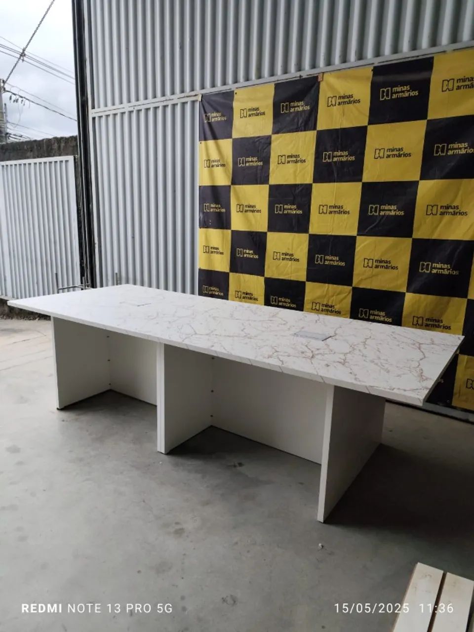 Mesa reunião MDF 30mm Fabricamos sob encomenda  - Foto 3