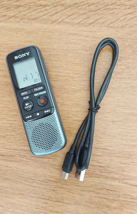 Mini gravador digital Sony