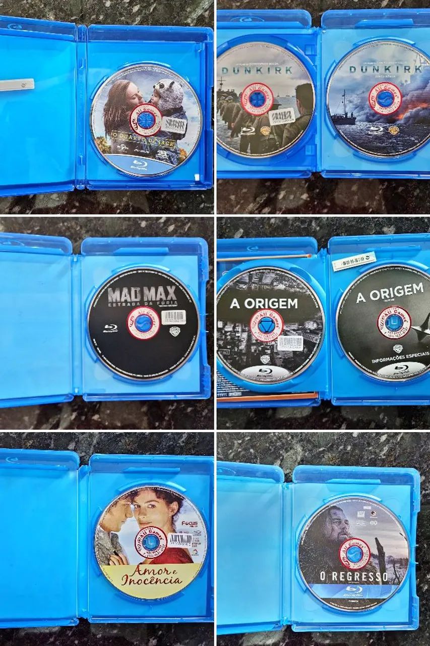 Blu-ray - 15 Filmes - Ler Descrição - DVD, Blu-Ray e Vídeo Cassete