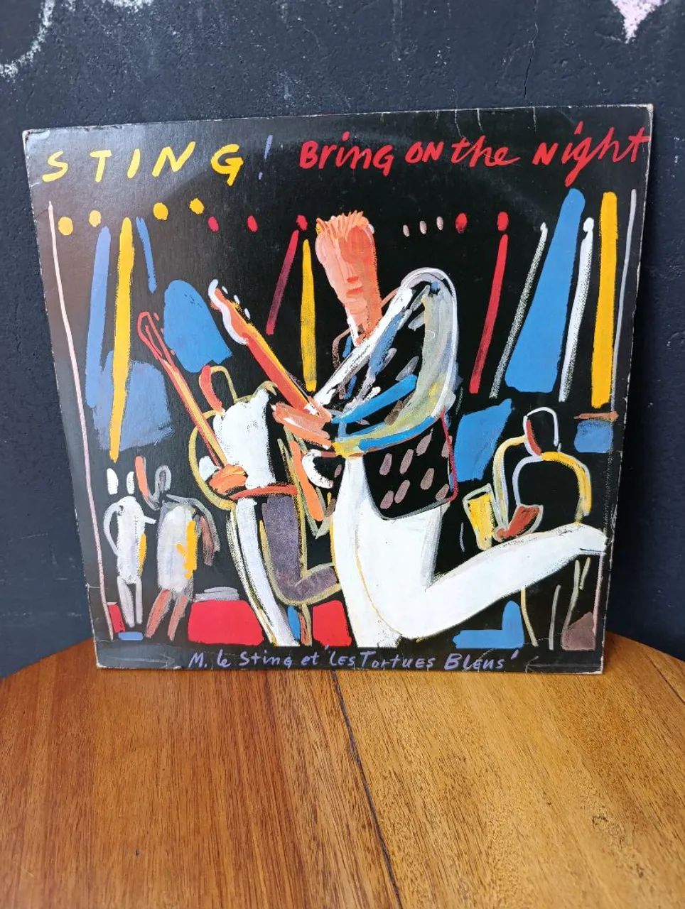 Sting LP DUPLO DISCO VINIL - Bring on the Night  COM ENCARTES E POSTER 