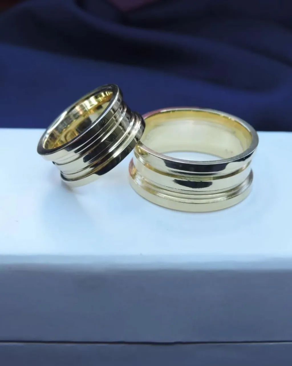 ALIANÇAS DE MOEDA ANTIGA NOIVADO E CASAMENTO  - Foto 4