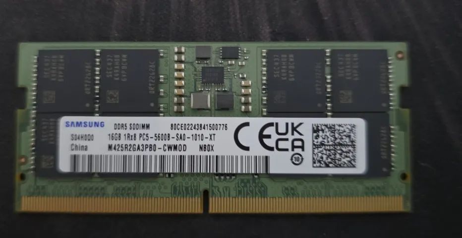 Samsung 16GB RAM DDR5 5600MHz CL46 SODIMM  Laptop - Memóriam Ram para notebook - Foto 3