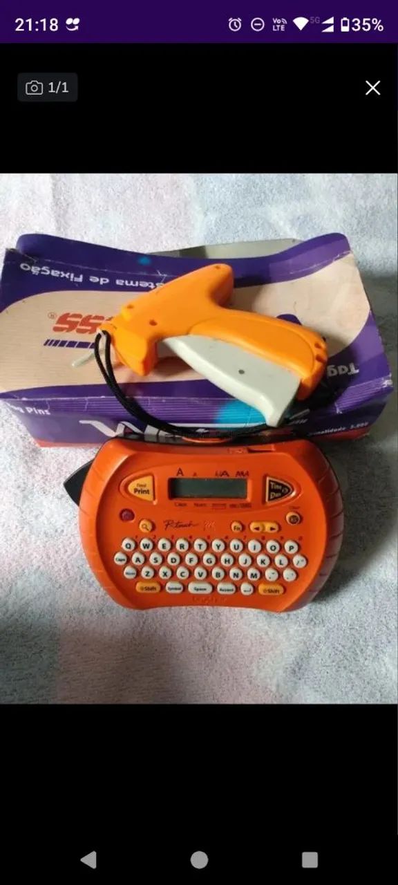 Rotulador Eletrônico e Aplicador de Etiquetas