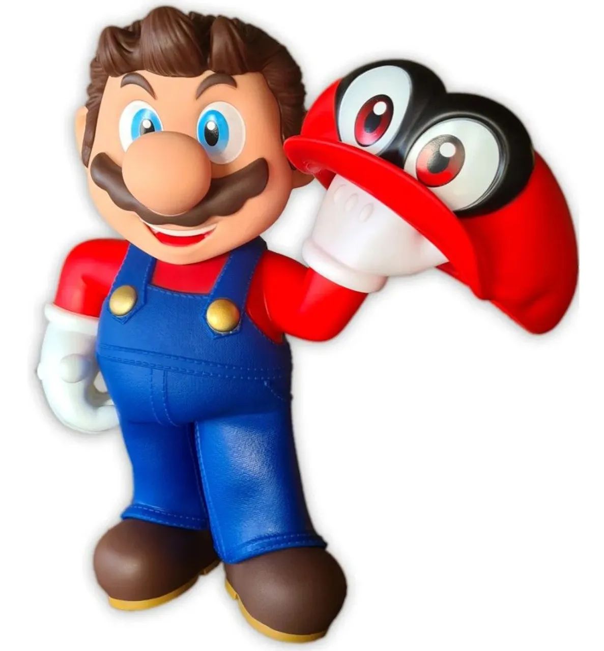 Action Figure Super Mario Odyssey 39cm Gigante Rico Em Detalhes  - Foto 2