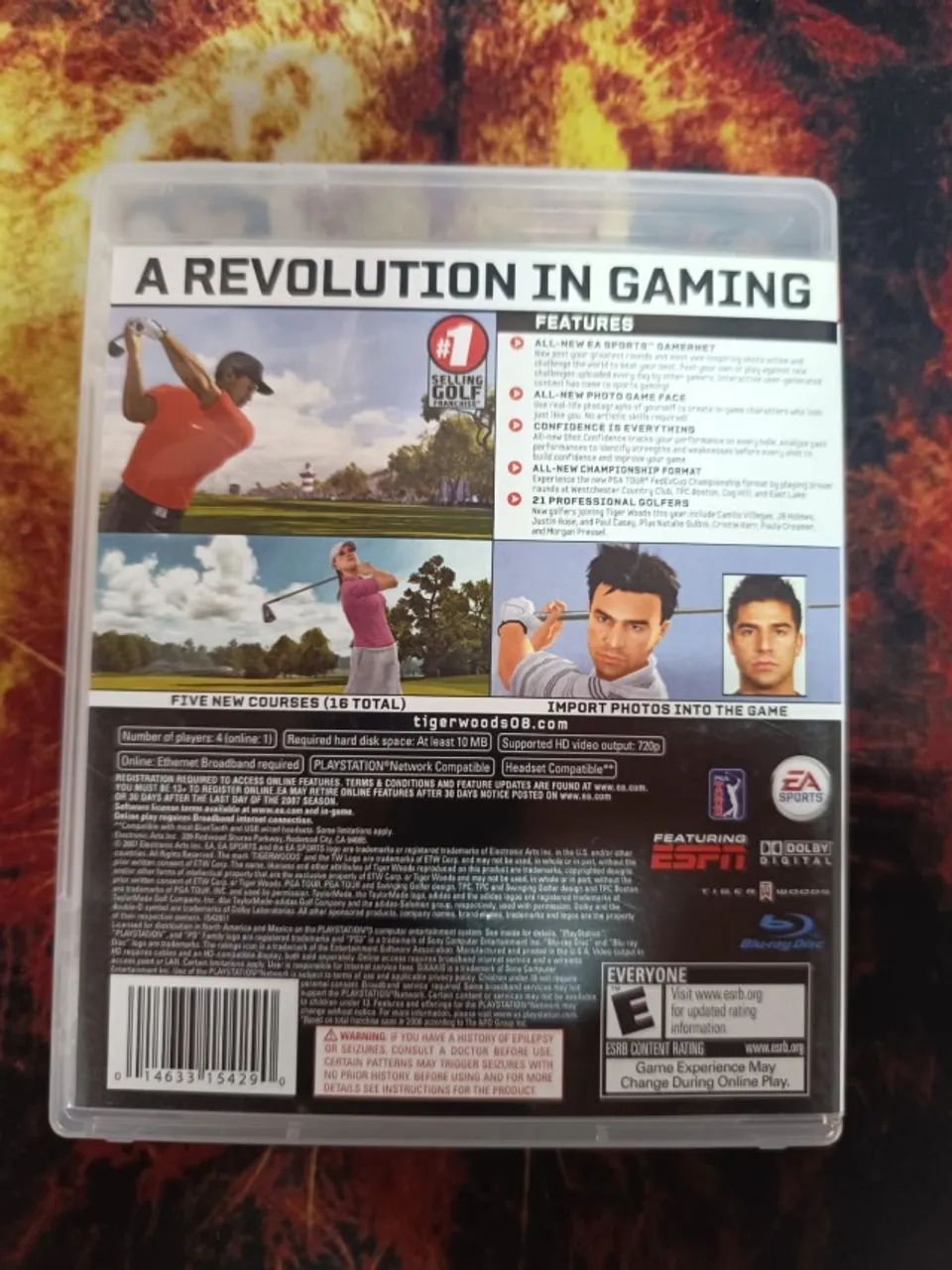 Jogo Tiger Woods Pga Tour 08 Playstation 3 Ps3 Original Golf (Usado) - Foto 2