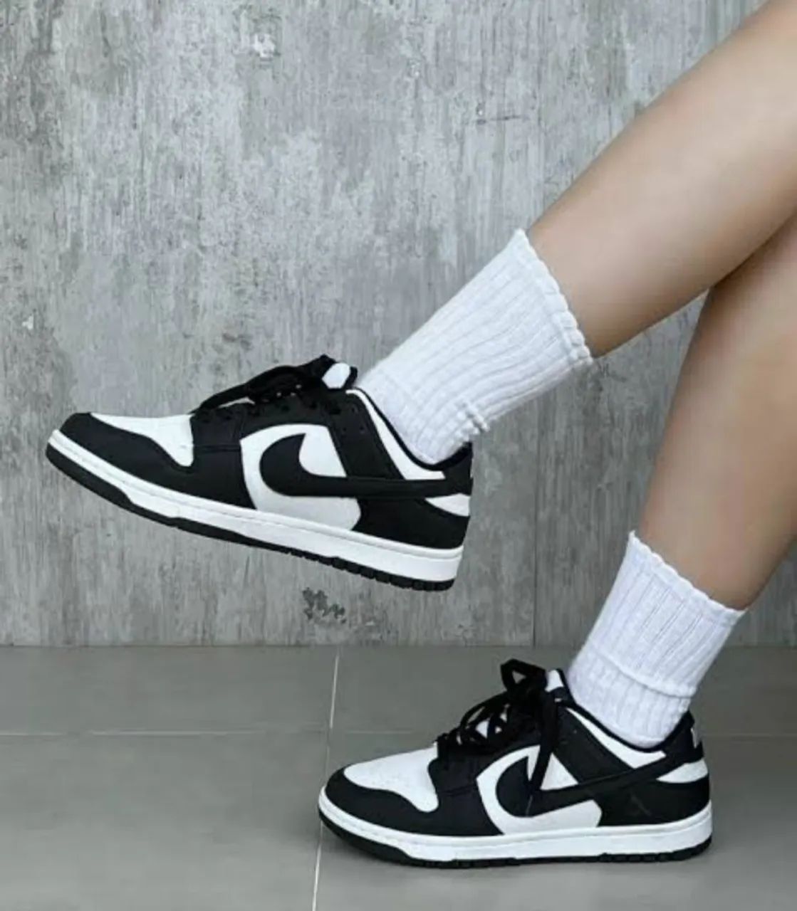 Tênis Nike Dunk Low Black and White 34 ao 43