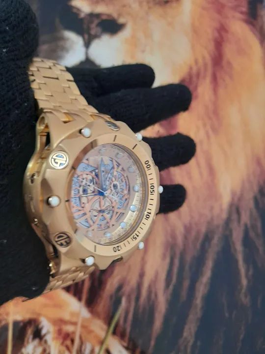 Relógio INVICTA SKELETON MODELO VENOM HIBRIDI MULTIFUNCIONAL  - Foto 4