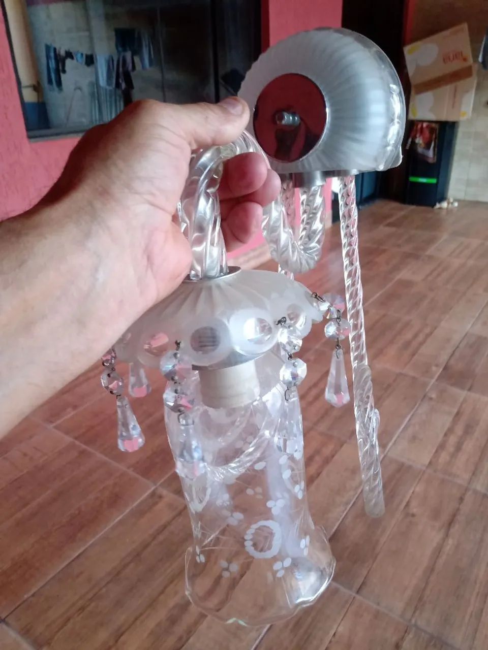 Luminária de cristal de parede  - Foto 5