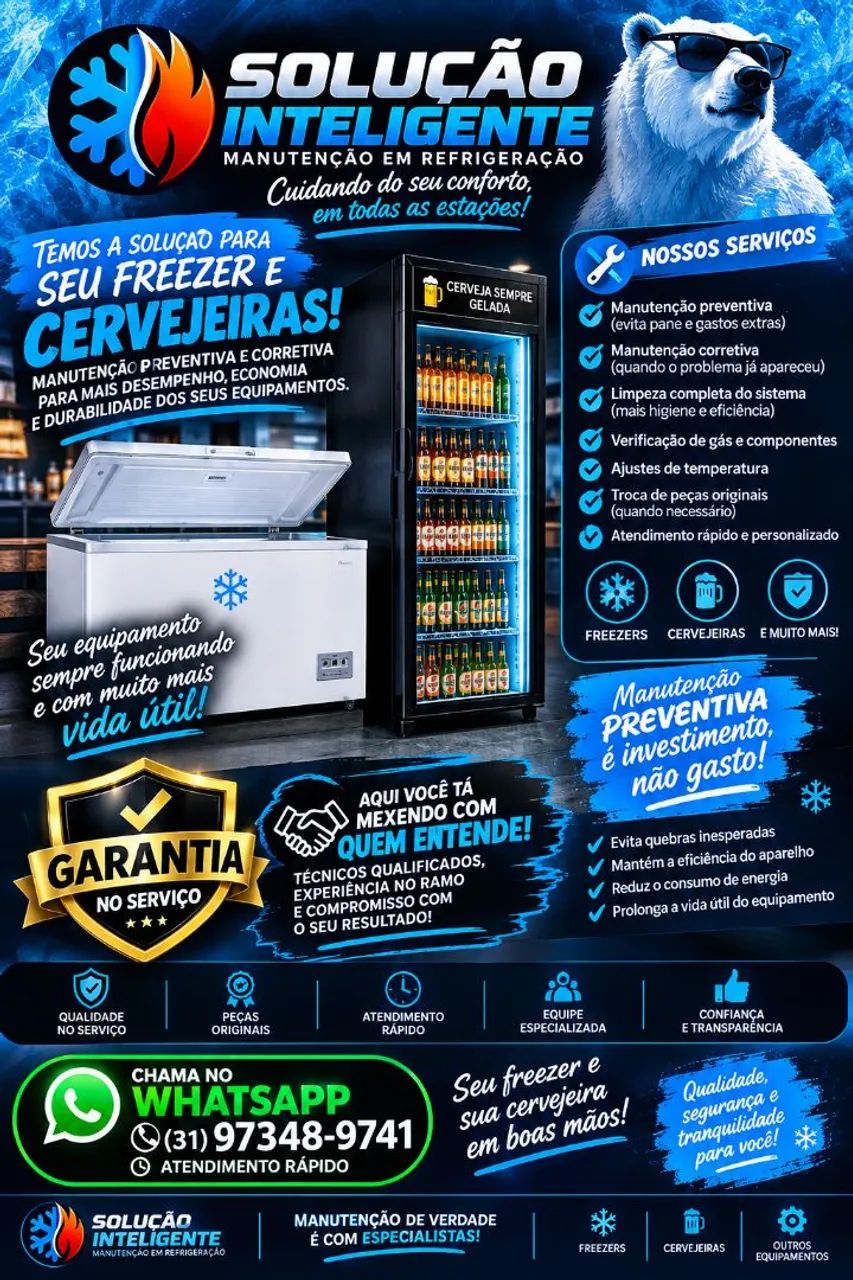 Manutenção frezzer e cervejeiras 