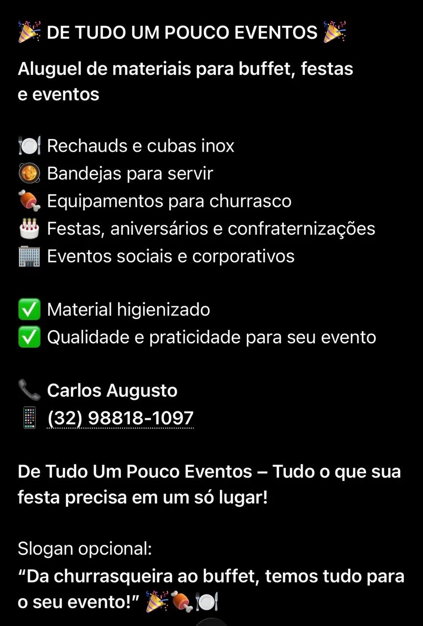 Eventos comerciais sociais e empresariais  - Foto 3