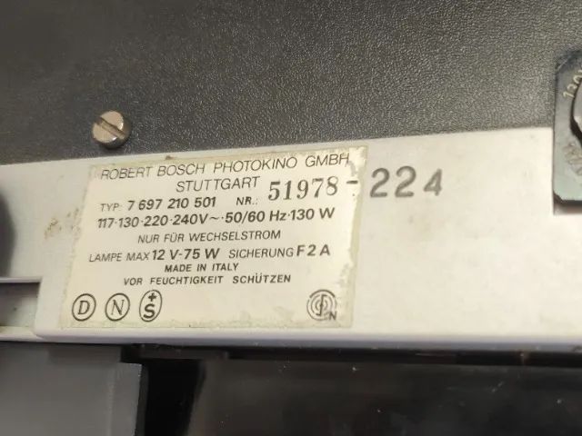 PROJETOR BAUER T5 SUPER 8 - PRECISA DA TROCA DA CORREIA  - Foto 5