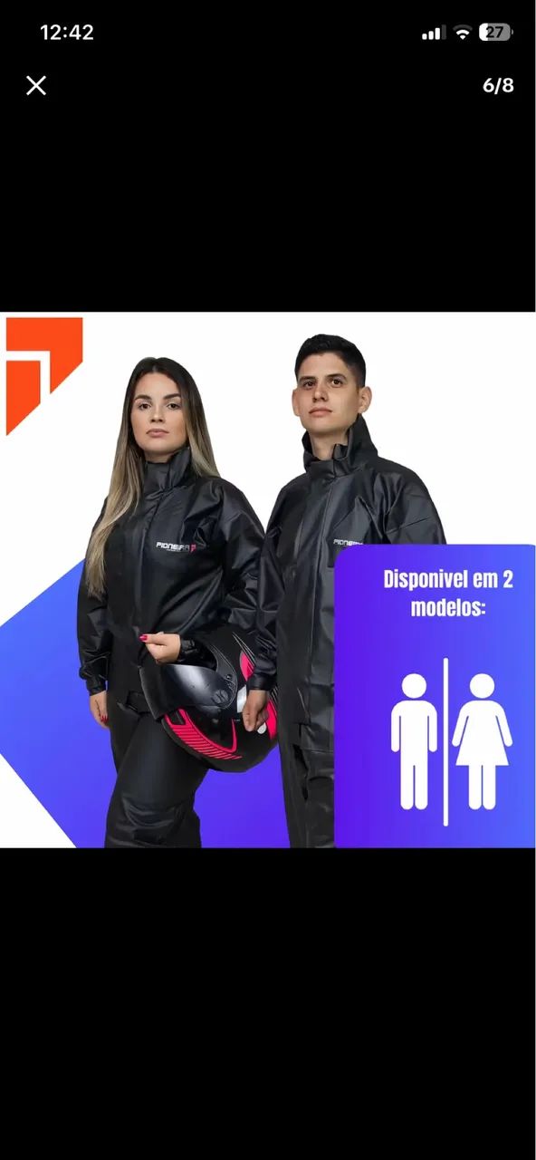 Capa de chuva GG - Foto 3