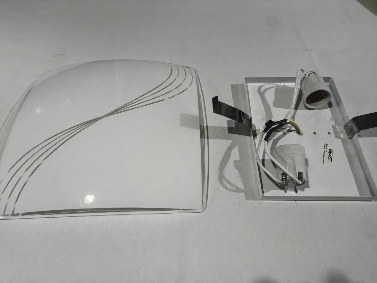 Plafon Vidro 24x24cm 
