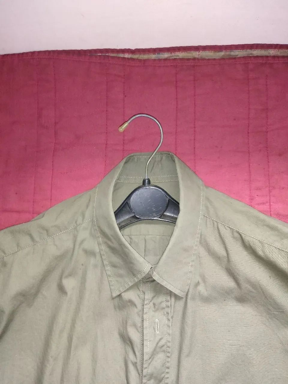 Camisa Polo Play verde exército semi nova - Foto 2