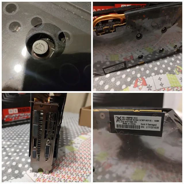 Placa de Vídeo XFX Radeon RX 590 Fatboy 8GB GDDR5 - Foto 2