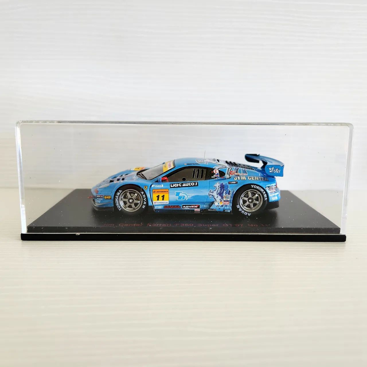 Ferrari 360 GTC Jim Center Blue Super GT 2007 Red Line 1:43
