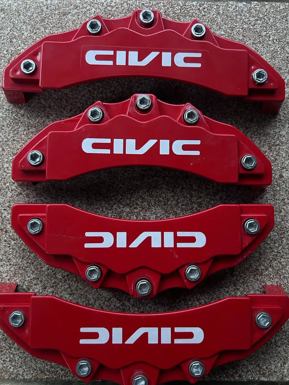 Capa pinças de freio vermelho!