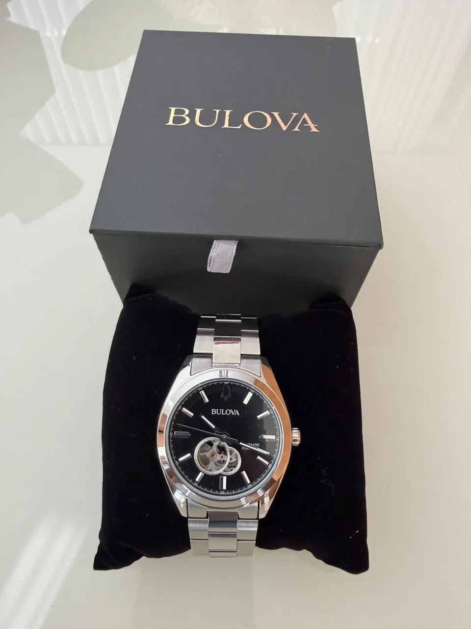 Relógio Bulova Surveyor Automatic Open Heart