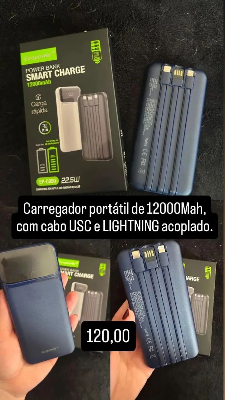 Carregadores portáteis  - Foto 2