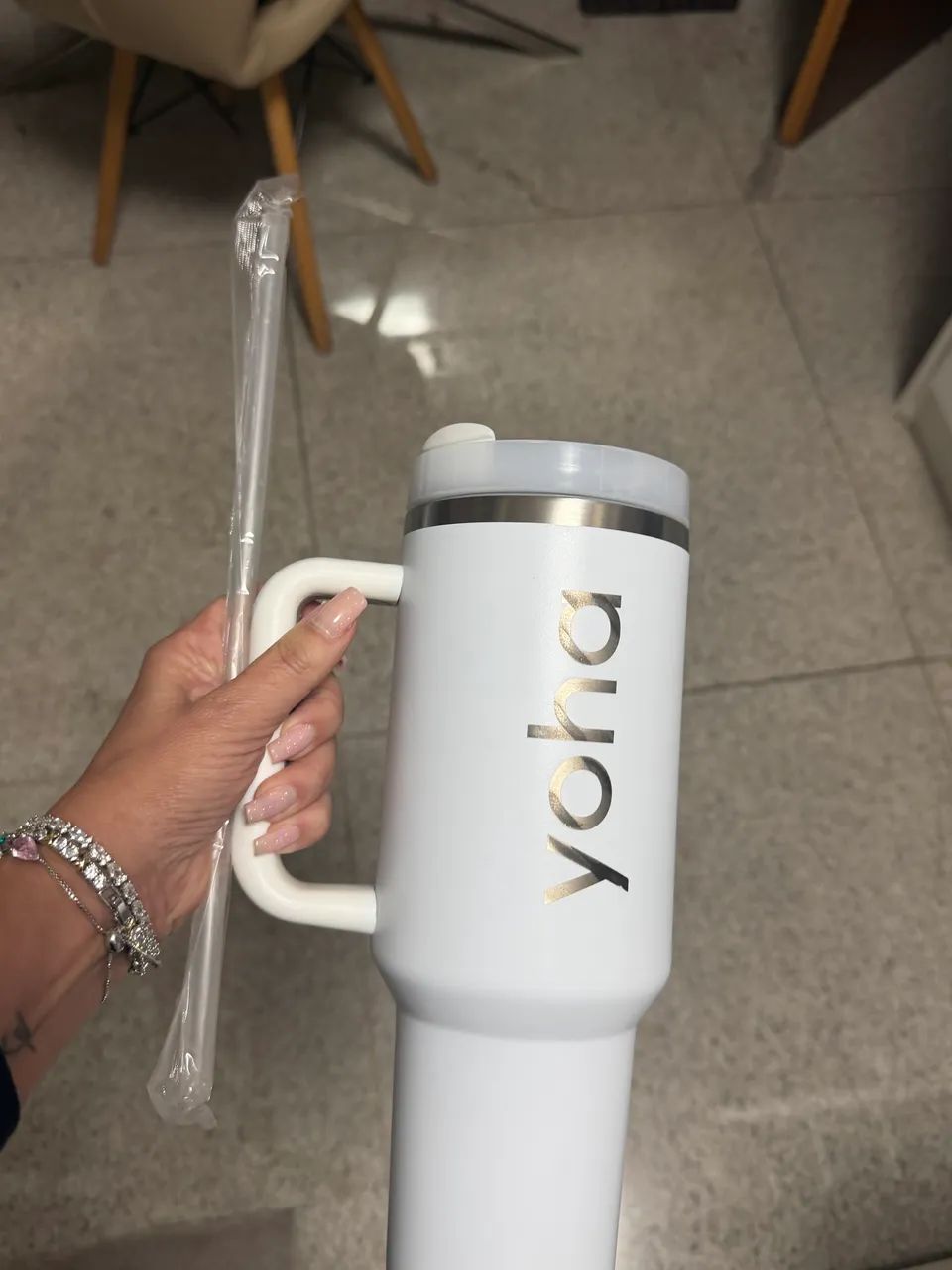 Copo Yoha branco  - Foto 2