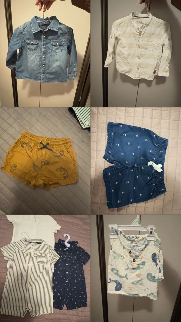 Lote bebê Carters, Zara e mais - Foto 2