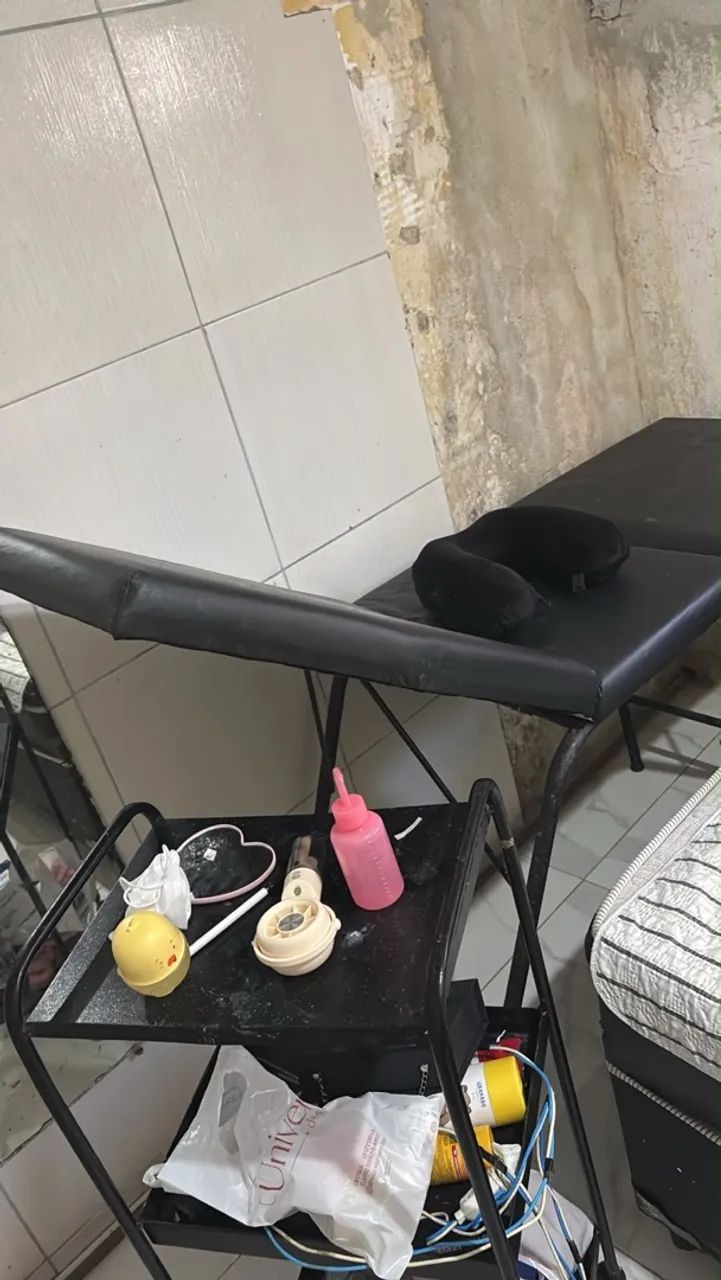 Maca dobrável + carrinho auxiliar 