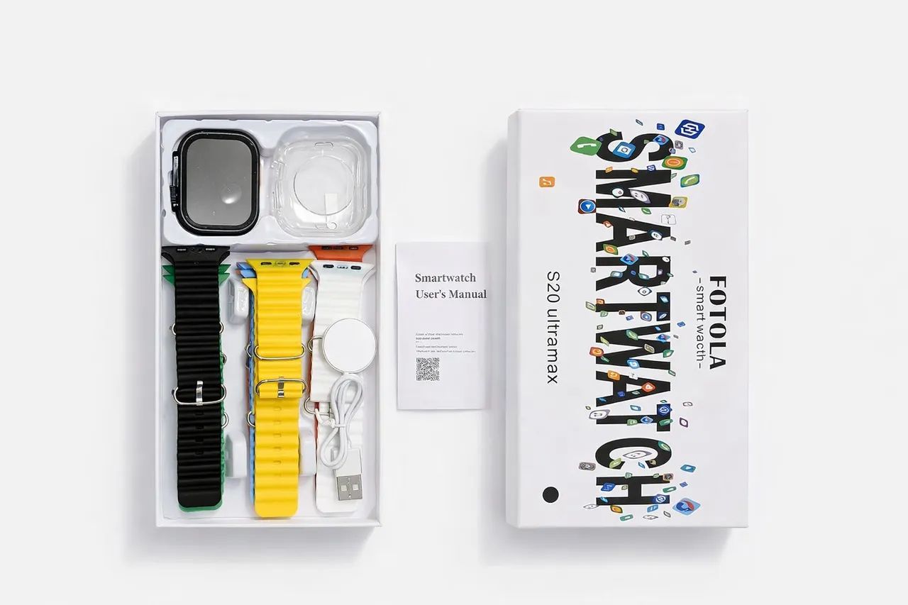 Smartwatch s20 ultra 7 pulseiras 