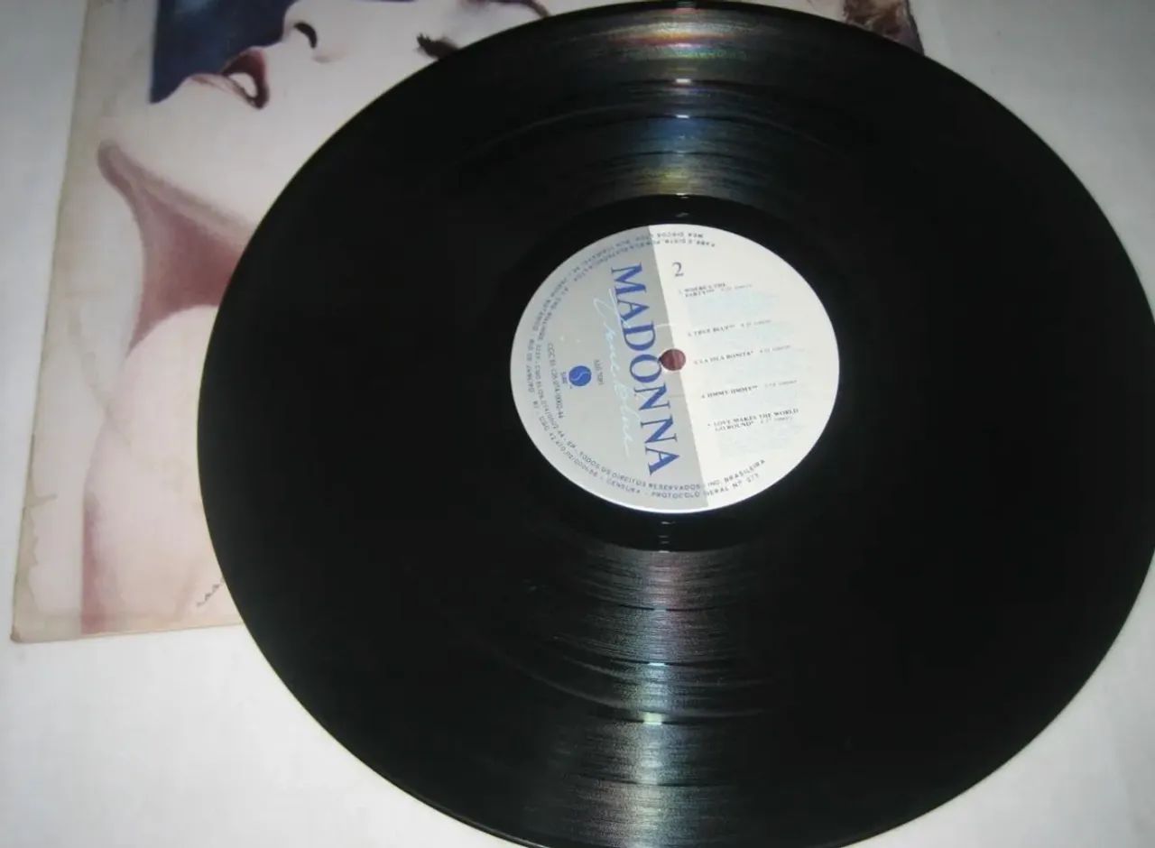 LP MADONNA- POSTER ENCARTE TRUE BLUE - Foto 3