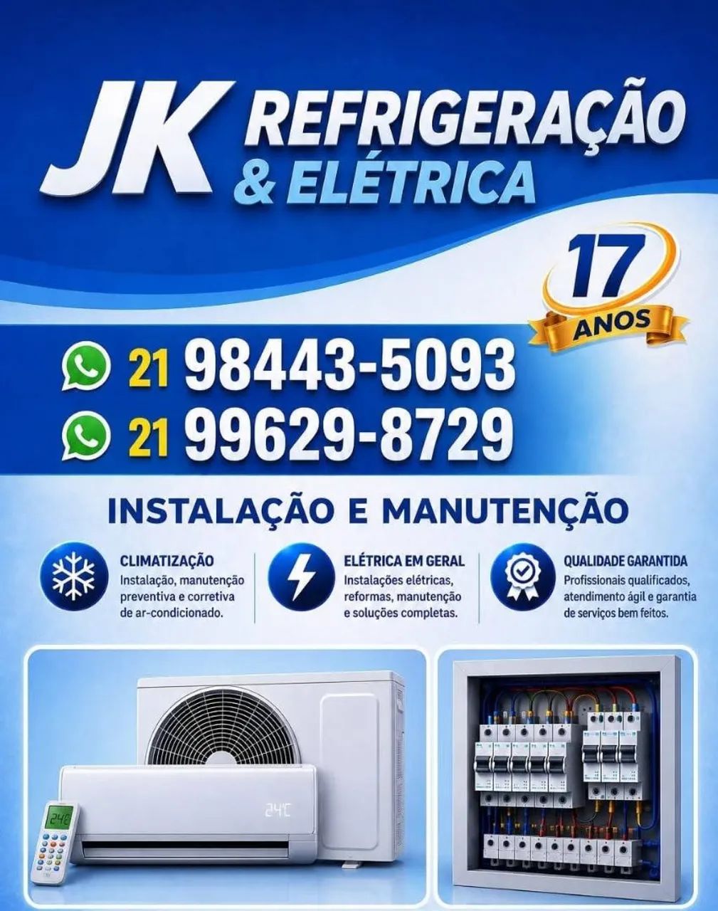 Instalação, limpeza e manutenção de Split 