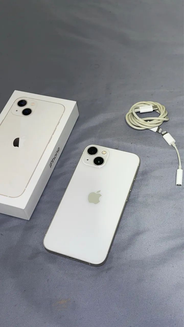 iPhone 13 128GB - Starlight (Branco) - Celulares e Smartphones
