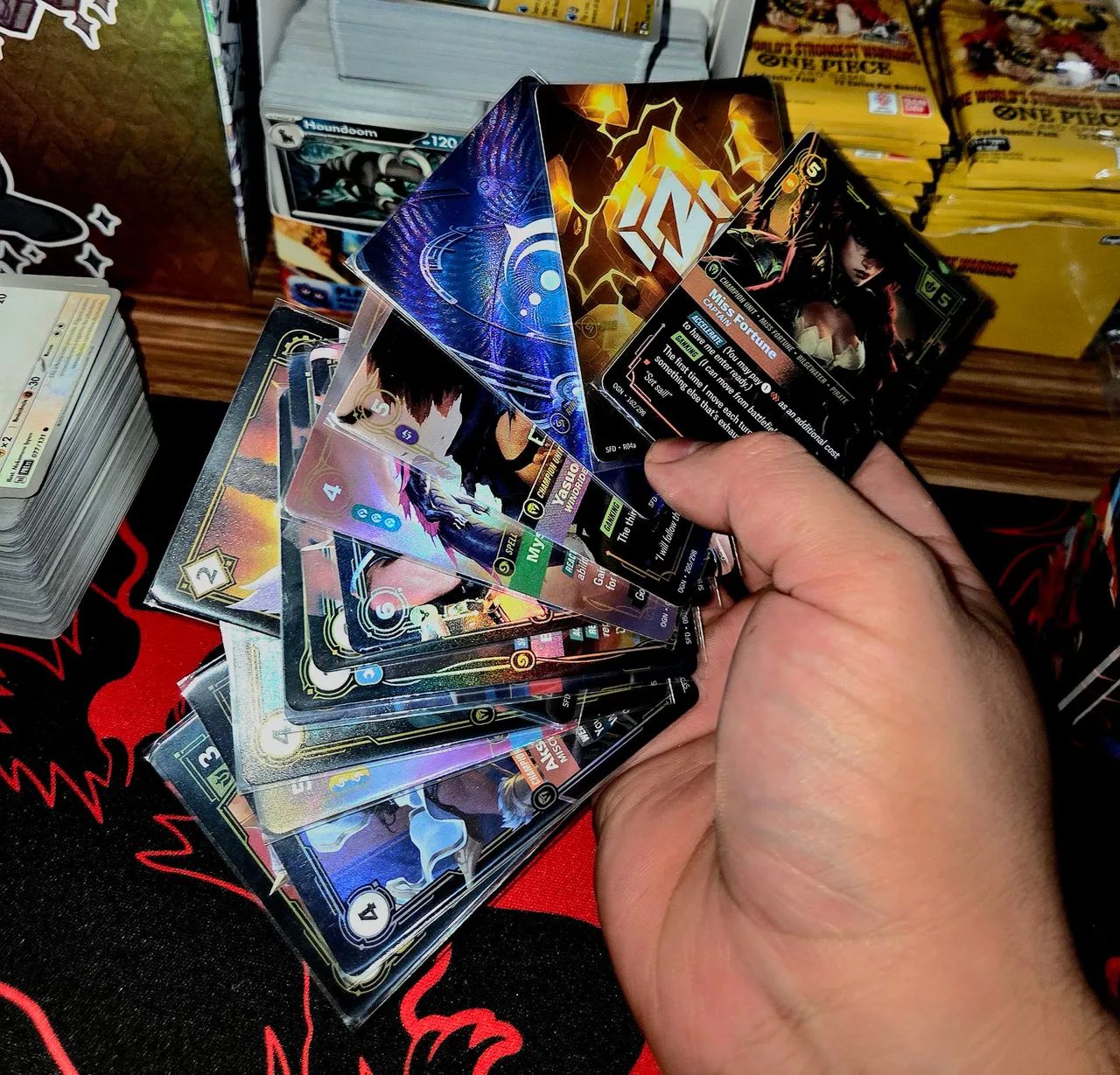 Riftbound lote cartas foils e runas!! - Foto 2