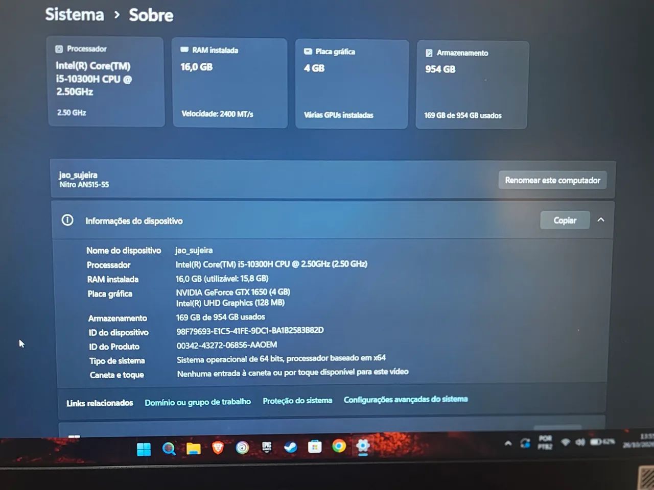 Notebook Acer Nitro 5 - Foto 5