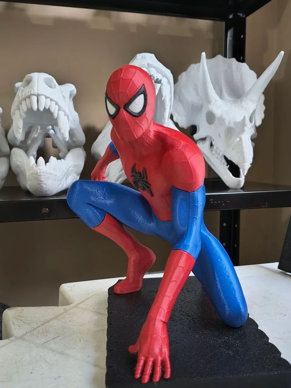 Action figure - homem aranha modelado em 3D