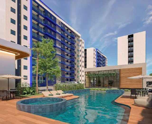 Apartamento em Água fria com 03 quartos, sendo 01 suíte e com varanda. 