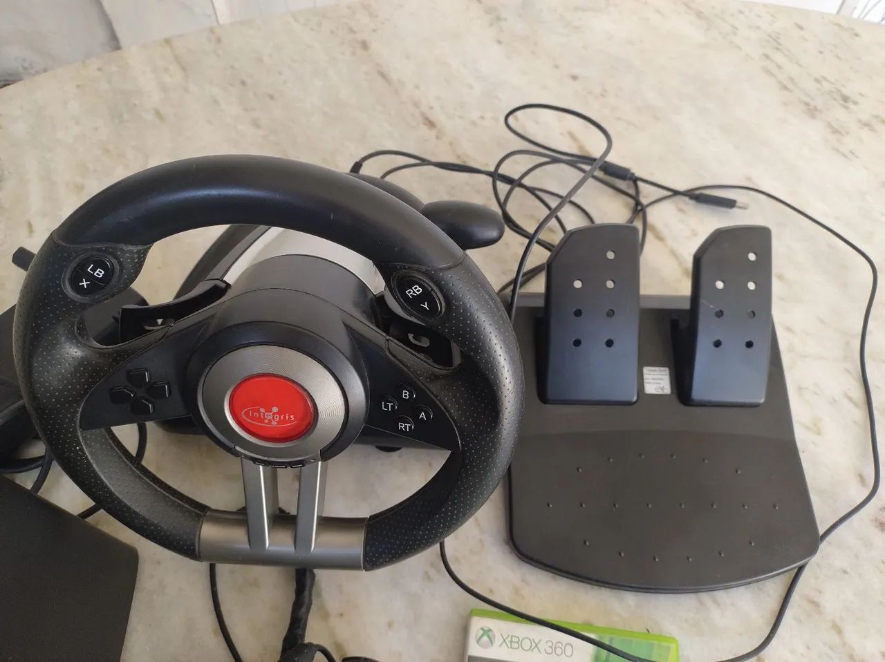 Xbox 360 com volante  - Foto 4
