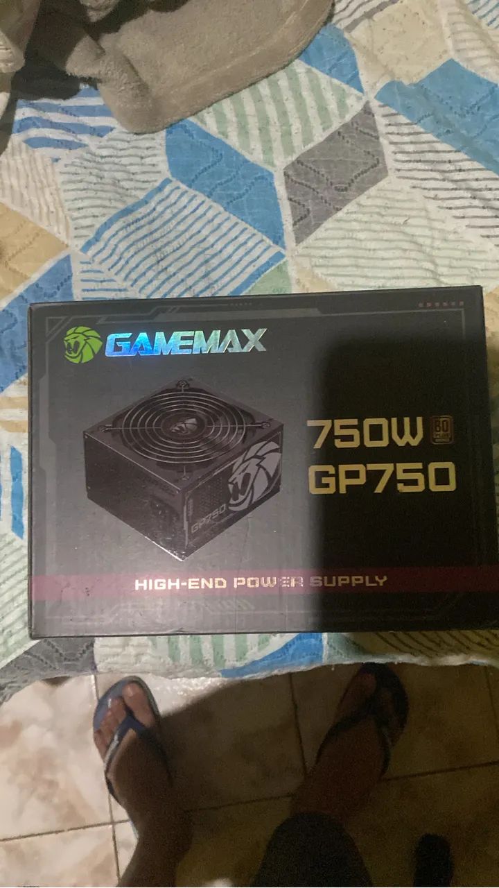 Fonte gamemax 750w