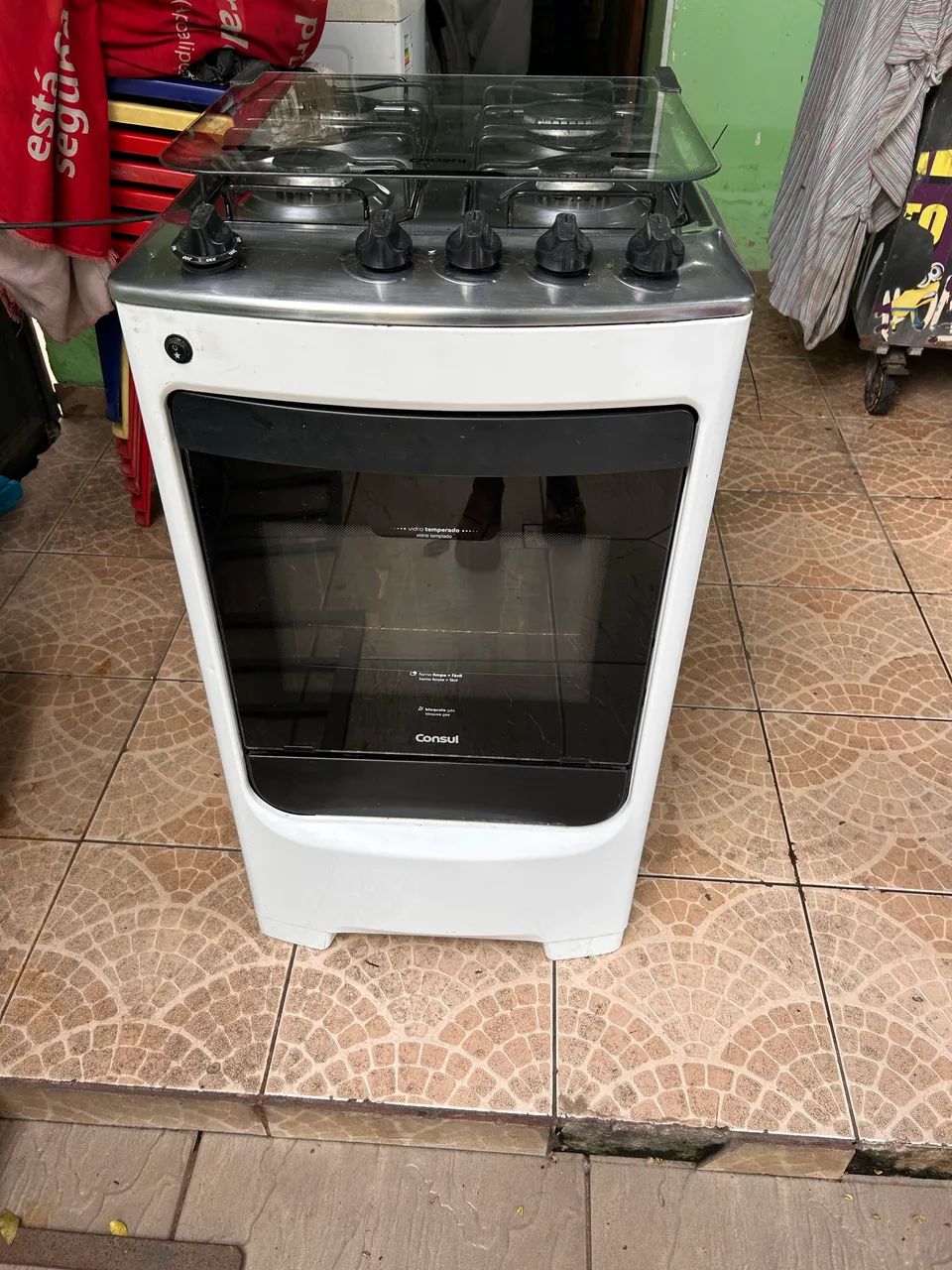 Fogão Cônsul 4 bocas automático 