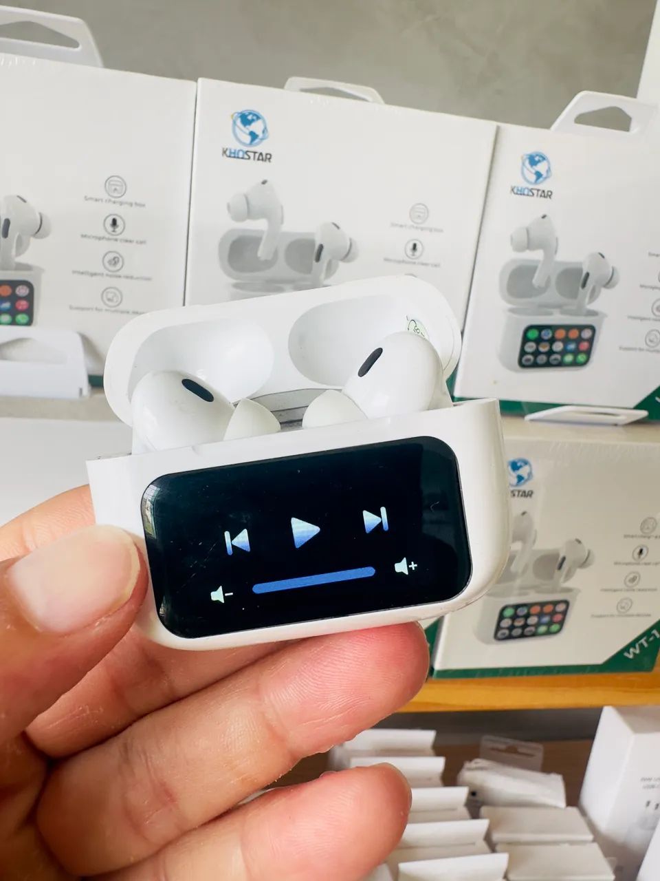 Fone de Ouvido Smart Pro com Tela Personalizável e Entrega Grátis em Recife - Foto 2
