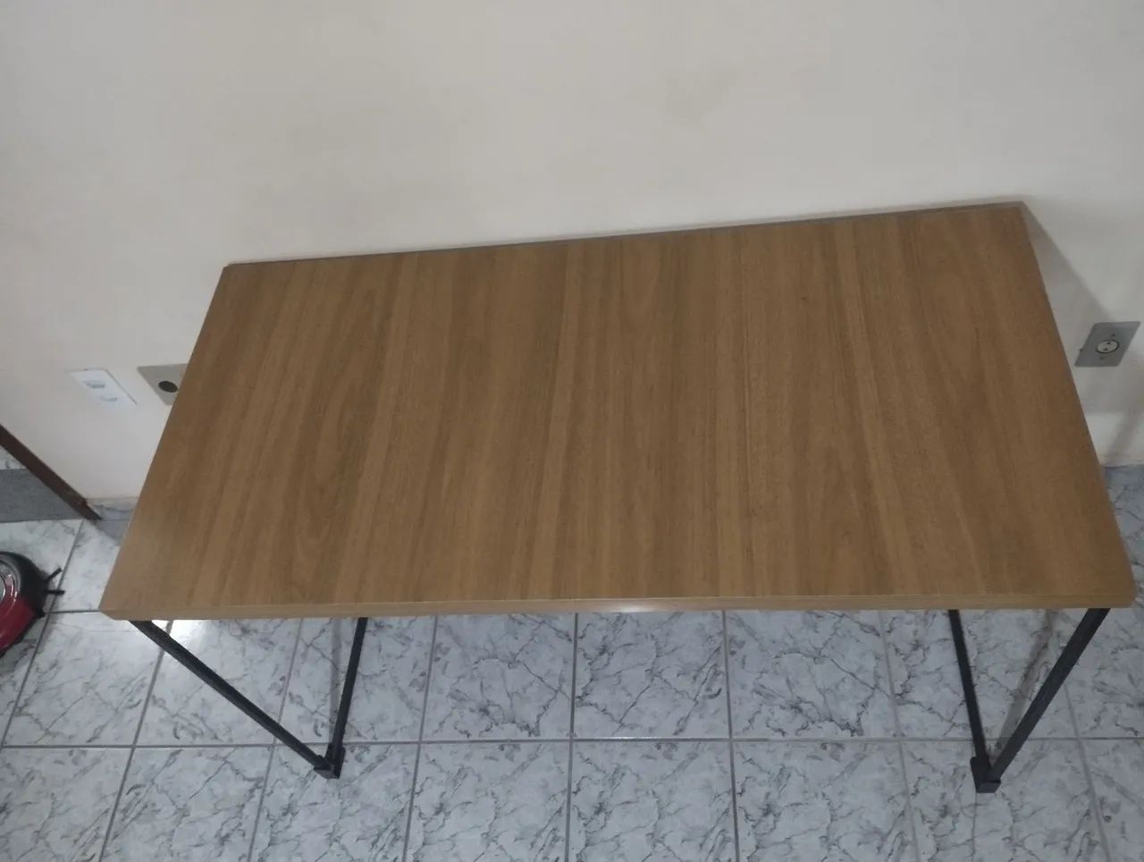 Mesa de metalon e MDF estilo industrial - Foto 2