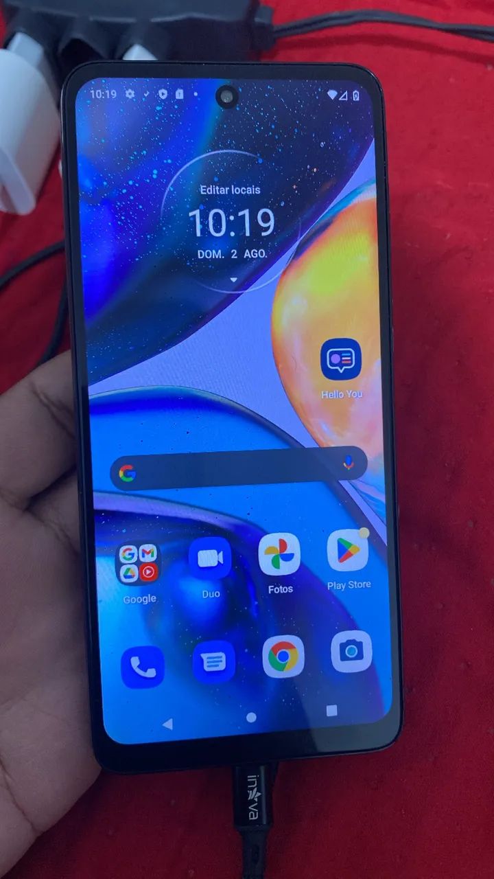 Vende ser celular MotoG22 , com problema na bateria  - Foto 2