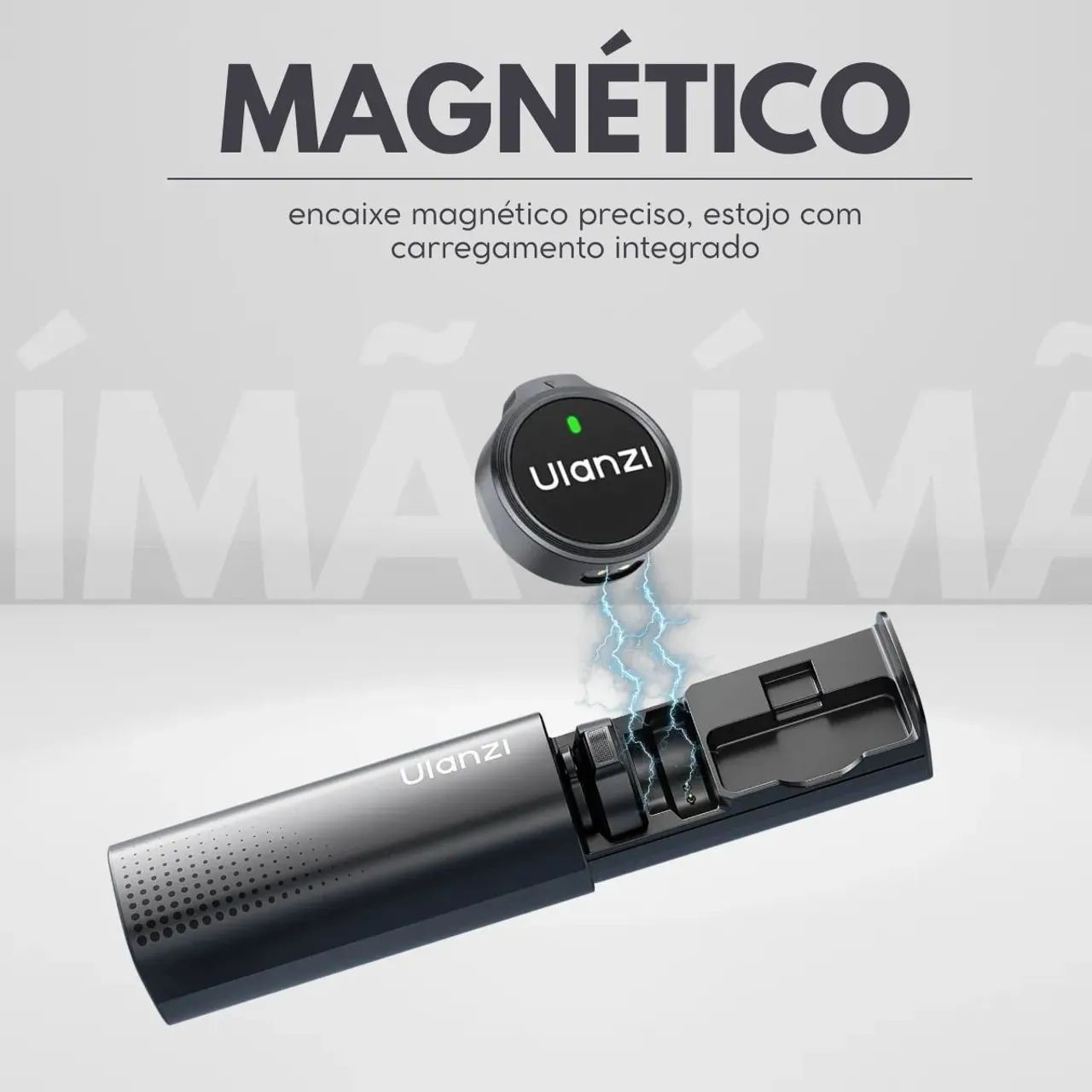 Microfone lapela A21 Ulanzi anti ruído para smartphone - Foto 5