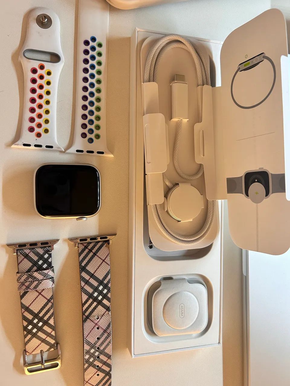 Apple Watch Series 9 45mm Starlight - Foto 4