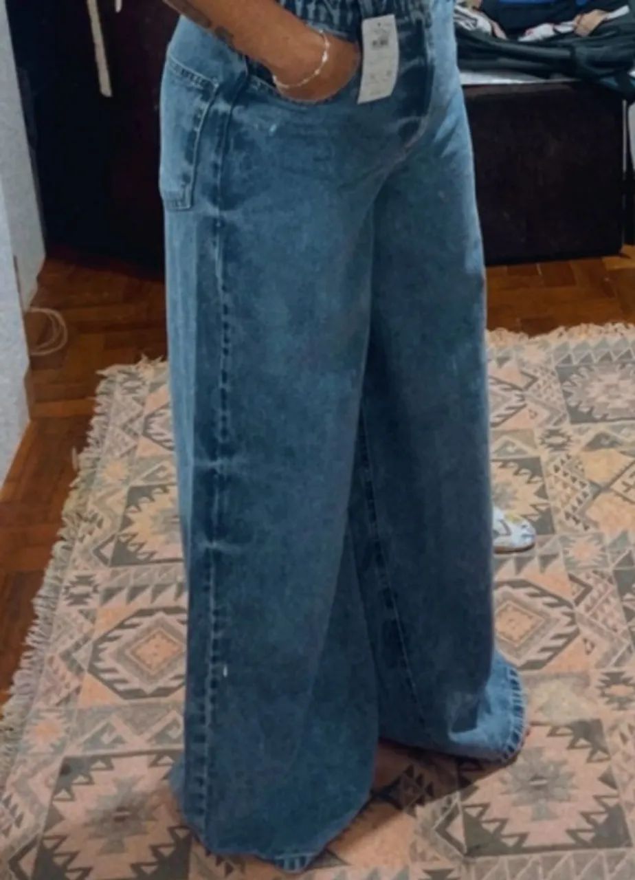 CALÇA WIDE / CARGO NOVA - Foto 5