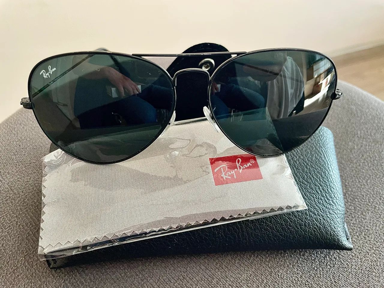 Vendo Óculos Ray-Ban Aviador - Foto 5