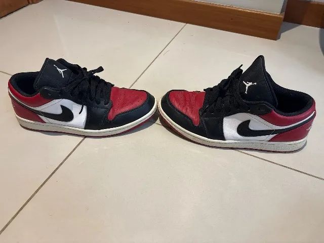 Tenis jordan 1 low bred toe original - Foto 4