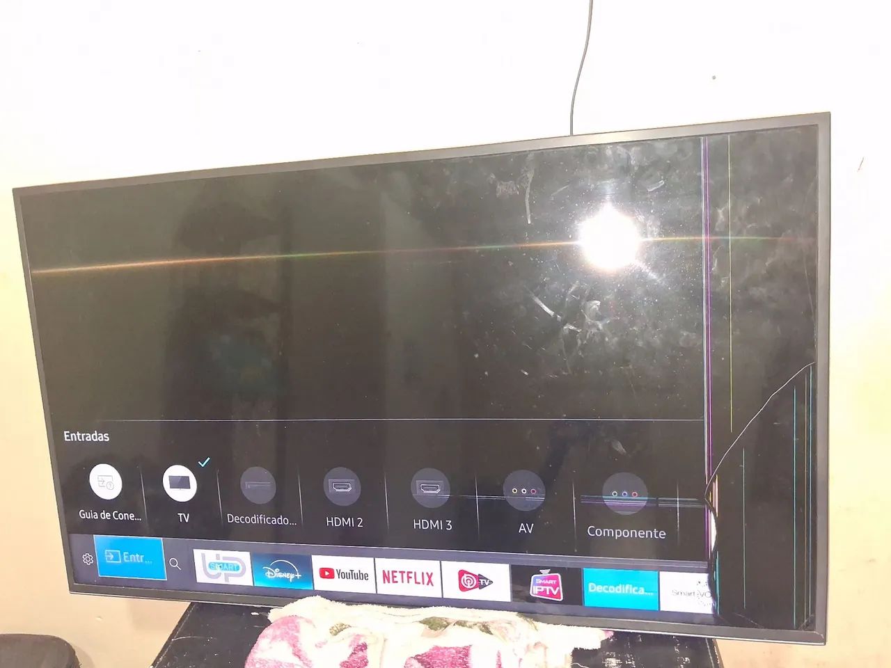 ? SMART TV 50" COM DEFEITO - OPORTUNIDADE! ? - Foto 4